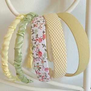 5PCS Satin Headband, Hair Accessories SET